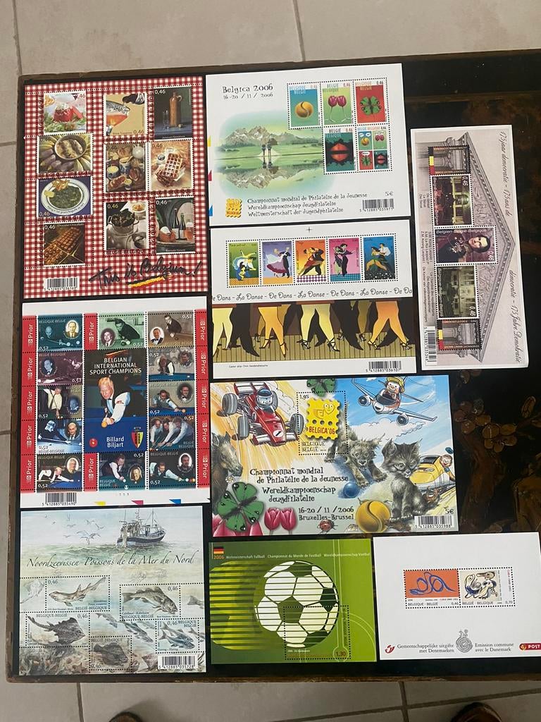 Timbres belges de l’année 2006, Timbres & Monnaies, Timbres | Europe | Belgique, Enlèvement ou Envoi, Non oblitéré