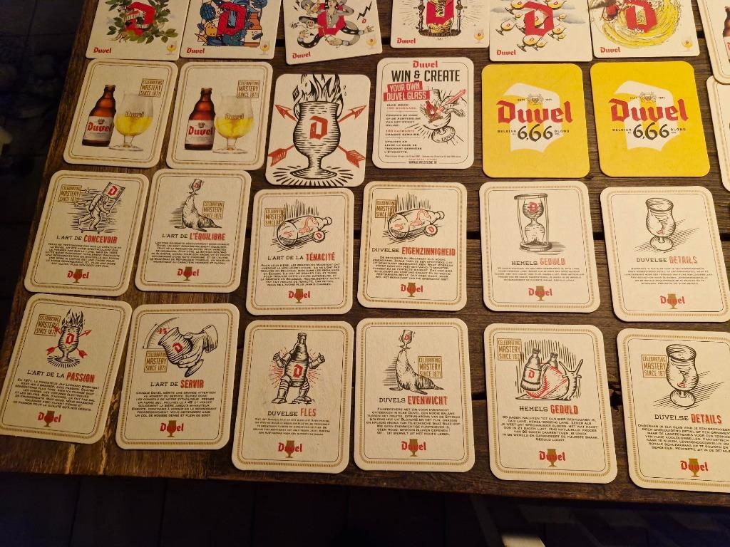 lot de 50 SOUS-BOCK DUVEL - BEER COASTERS BIERKAARTJES, Collections, Enlèvement ou Envoi, Neuf, Sous-bock, Duvel