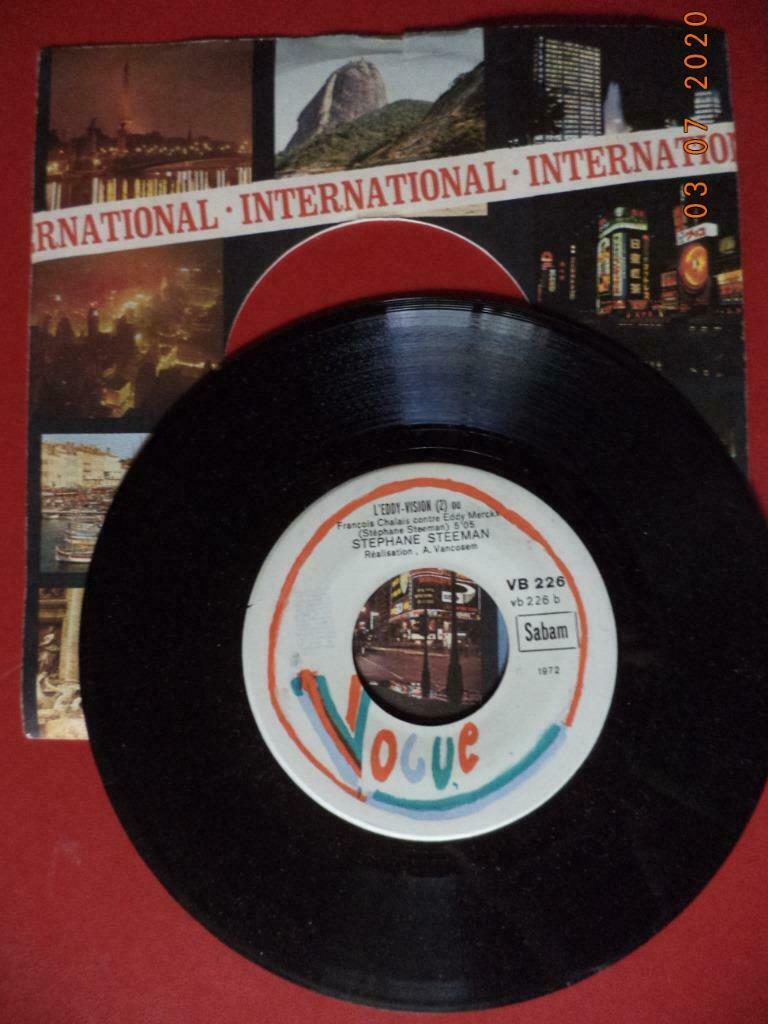 Single: Stéphane Steeman: parodie op Eddy MERCKX. 1972. Zg., Enlèvement ou Envoi