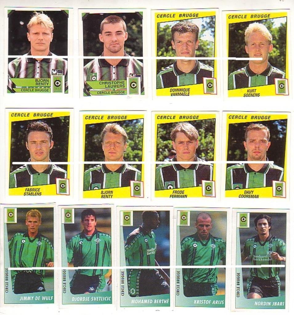 Panini / Football ... Cercle Brugge / 34 stickers, Verzamelen, Verzenden, Zo goed als nieuw, Poster, Plaatje of Sticker
