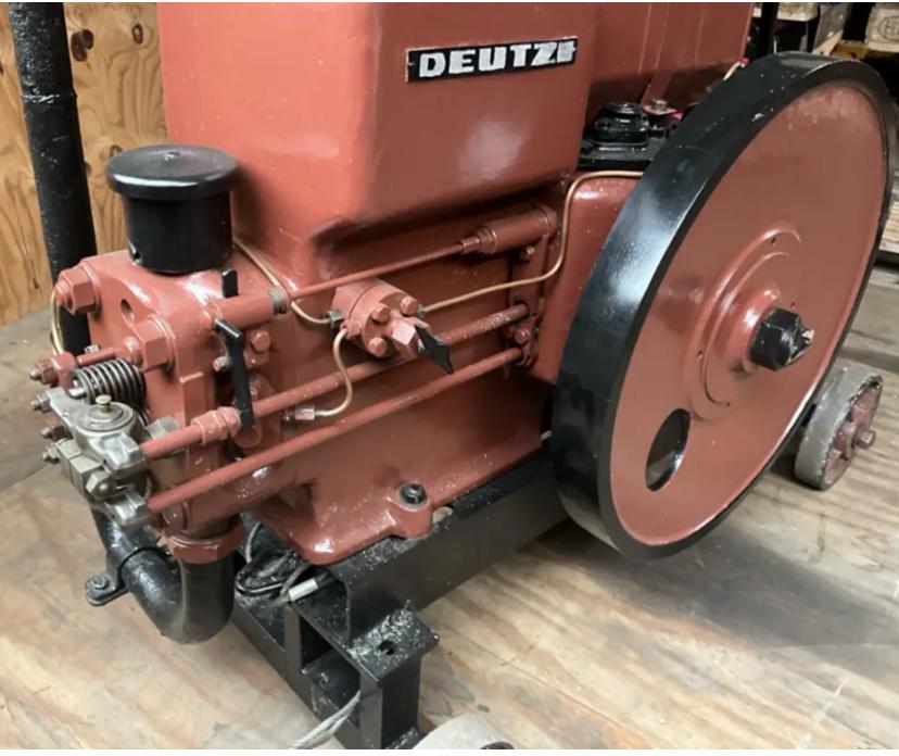 Otto Deutz dieselmotor, Ophalen