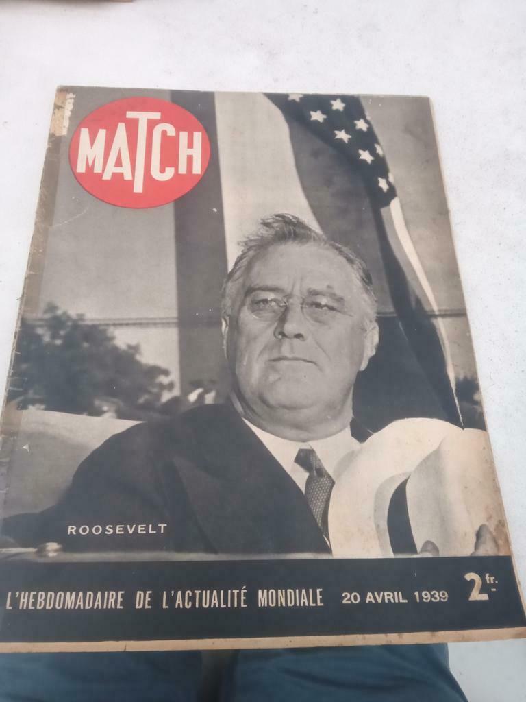Frans magazine match ww2 Frankrijk, Enlèvement ou Envoi