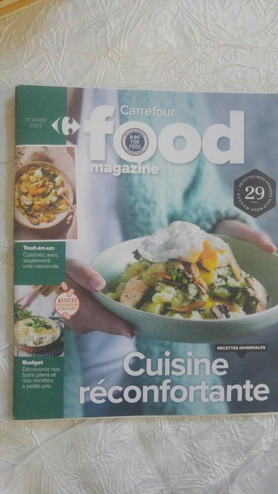 Revue reilure pub food carrefour recettes fevrier 2023, Handtassen en Accessoires, Uiterlijk | Dieet en Afvallen, Ophalen of Verzenden