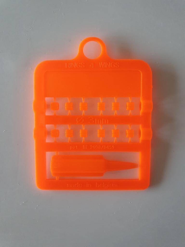 E-Z Split Ring Oranje (Ø 2.5mm) (12 op kaart) 1st, Ophalen of Verzenden
