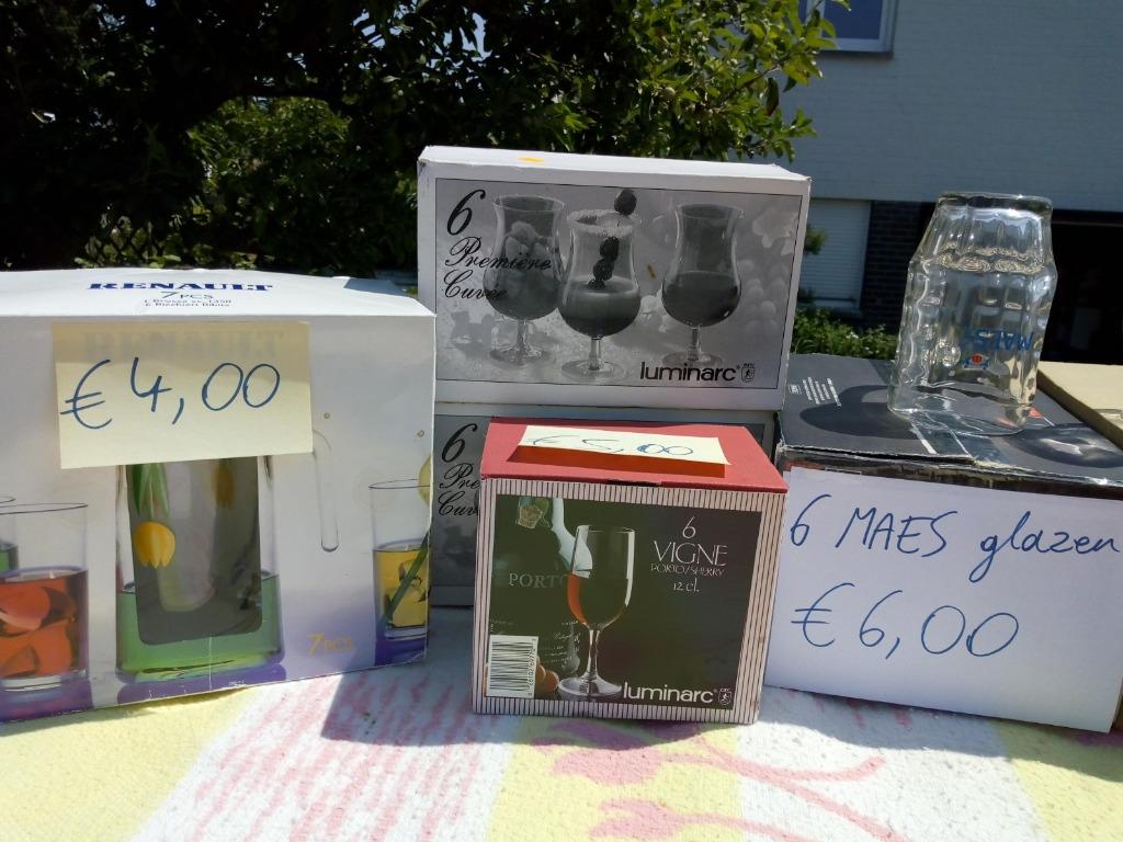 bier- en wijnglazen, Enlèvement, Neuf, Autres types
