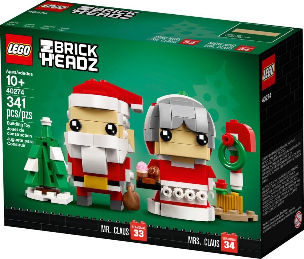 Lego Brickheadz Kerst 40274 40353 40425 (2018-2020), Kinderen en Baby's, Ophalen of Verzenden, Nieuw, Complete set, Lego