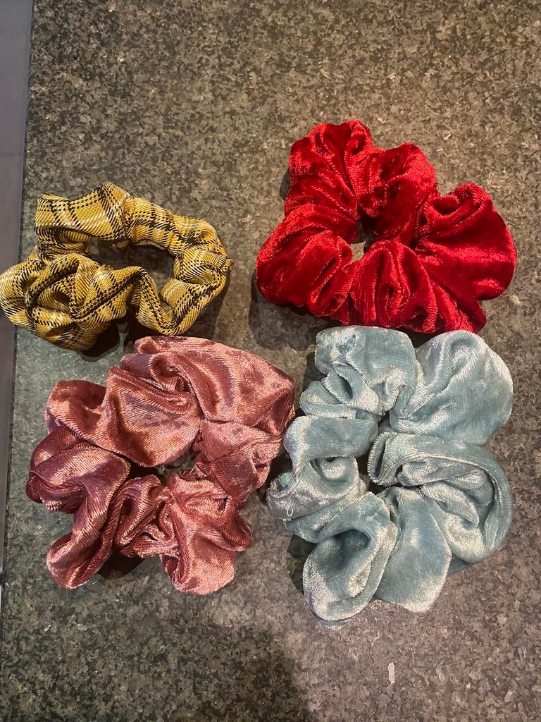 Haar scruncies, Ophalen