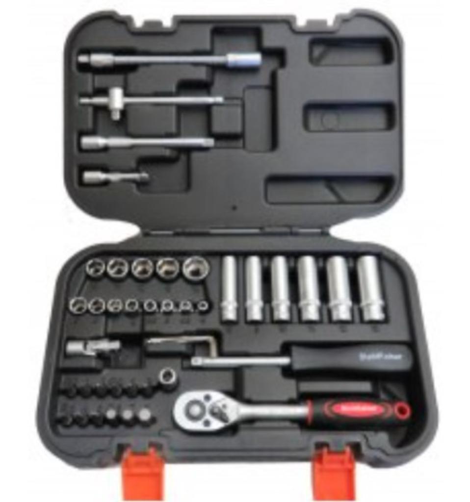 Stahlkaiser 42-dlg. doppendoos 1/4". Nieuw!!, Ophalen of Verzenden, Nieuw