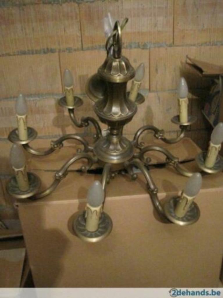 luster, Huis en Inrichting, Lampen | Kroonluchters, Ophalen, Gebruikt, Overige materialen, Klassiek