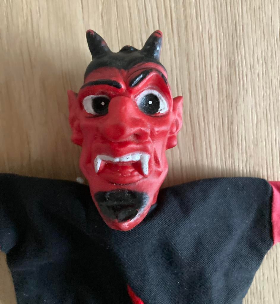 Rode Duivel Handpop/Poppenkast, Kinderen en Baby's, Ophalen, Zo goed als nieuw, Overige typen