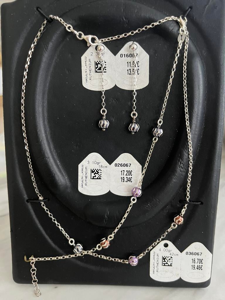 Zilveren set 925, Enlèvement ou Envoi, Comme neuf