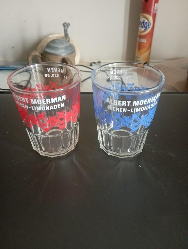 Verres à limonade anciens - personnes, Enlèvement ou Envoi