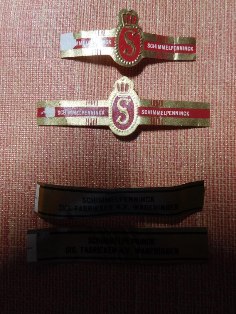sigarenringen fabrikant Schimmelpenninck, Ophalen of Verzenden, Gebruikt, Sigarenbandjes