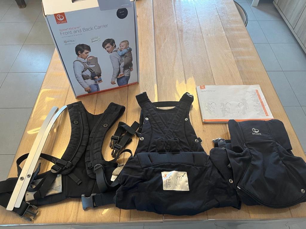 Stokke MyCarrier draagzak, Kinderen en Baby's, Babydragers en Draagdoeken, Ophalen, Zo goed als nieuw, Buik of Rug, Draagzak