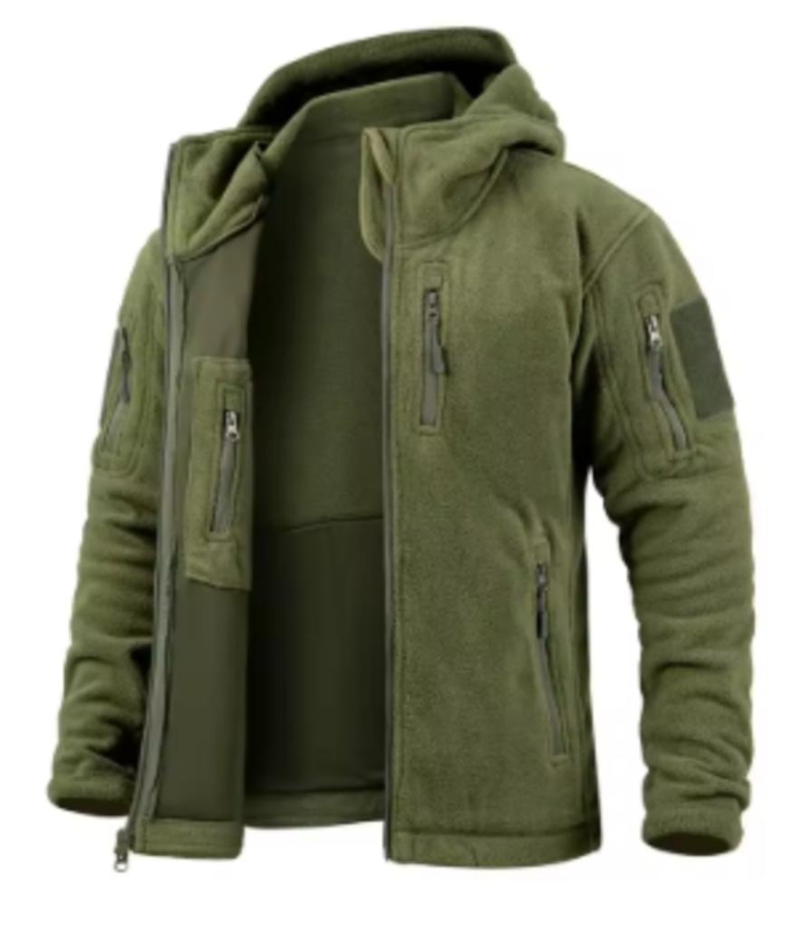 Taktische warme fleece herenjas / jachtjas, Ophalen of Verzenden, Nieuw, Maat 46 (S) of kleiner