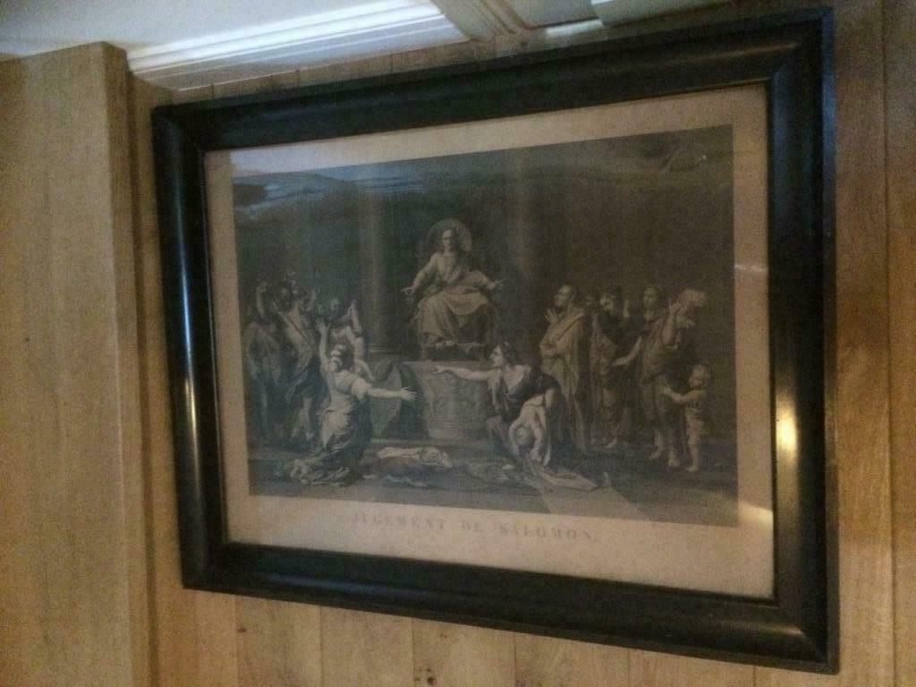 Oude litho - Salomon, Enlèvement