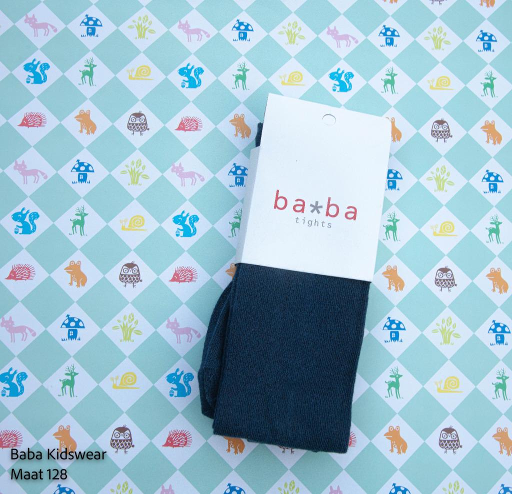 Broekkousen Baba Kidswear donkerblauw lurex Maat 128 Nieuw, Neuf, Enlèvement ou Envoi, Baba Babywear, Chaussettes