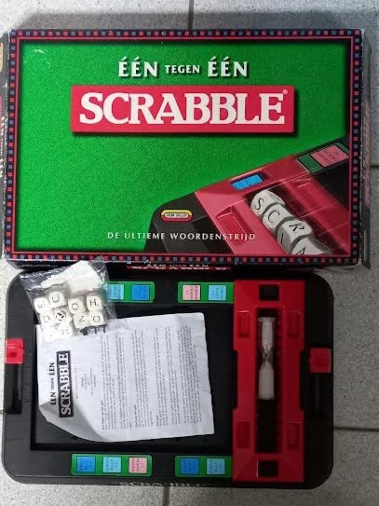 spel scrabble één tegen één, Een of twee spelers, Ophalen of Verzenden, Gebruikt