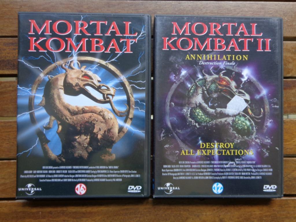 )))  Mortal Combat 1 & 2  //  Action   (((, Cd's en Dvd's, Alle leeftijden, Ophalen of Verzenden, Zo goed als nieuw, Actie