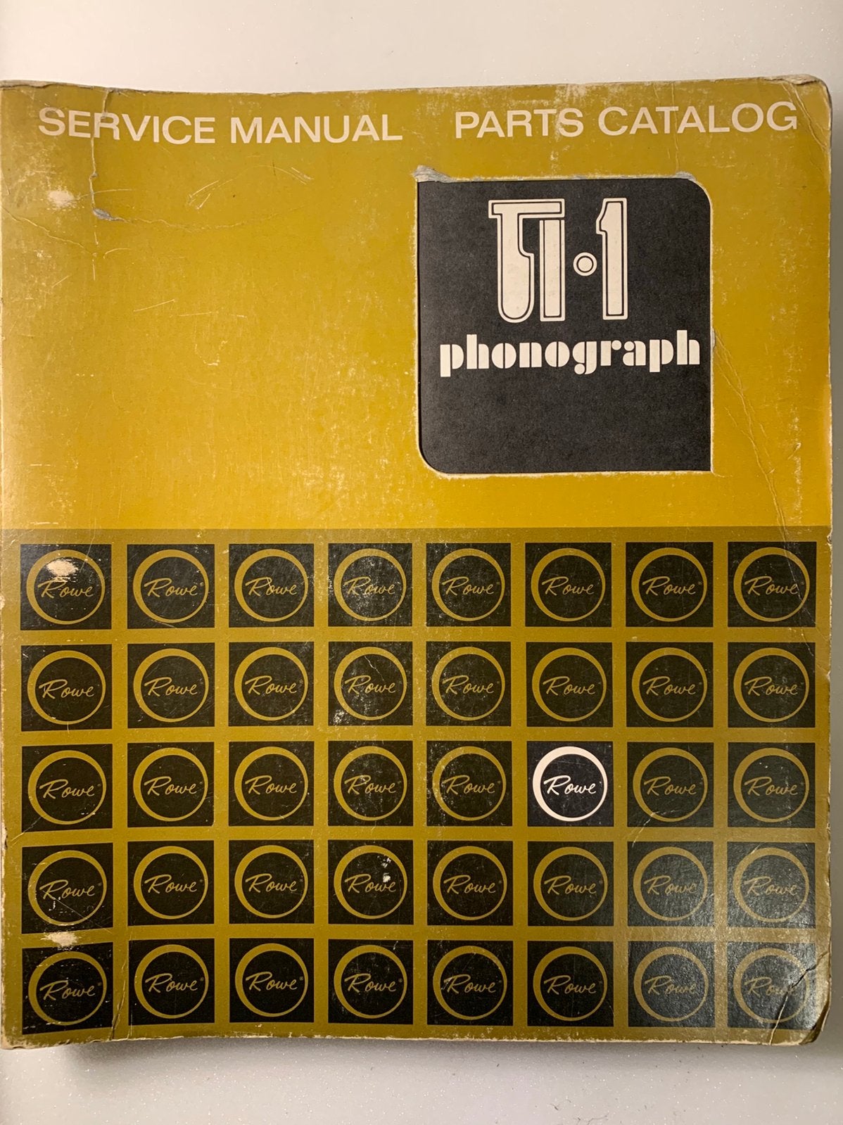 Rowe Ti-1 service manual (origineel), Ophalen of Verzenden, Zo goed als nieuw