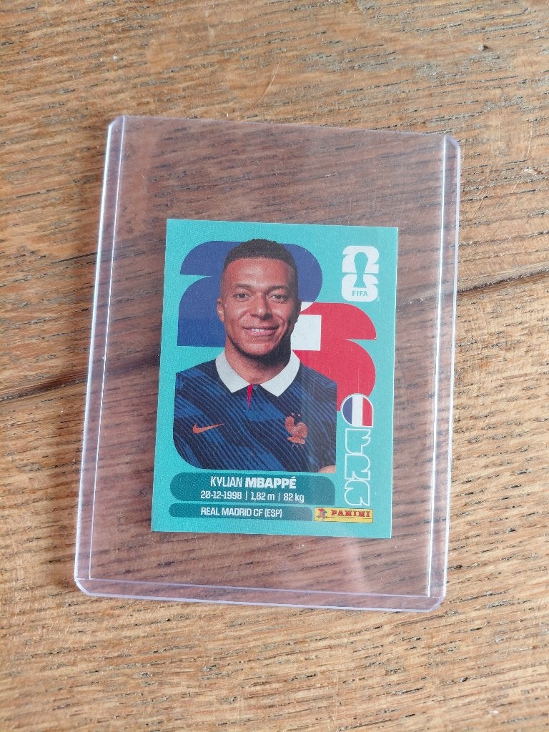 Mbappé panini, Ophalen of Verzenden, Nieuw, Sticker