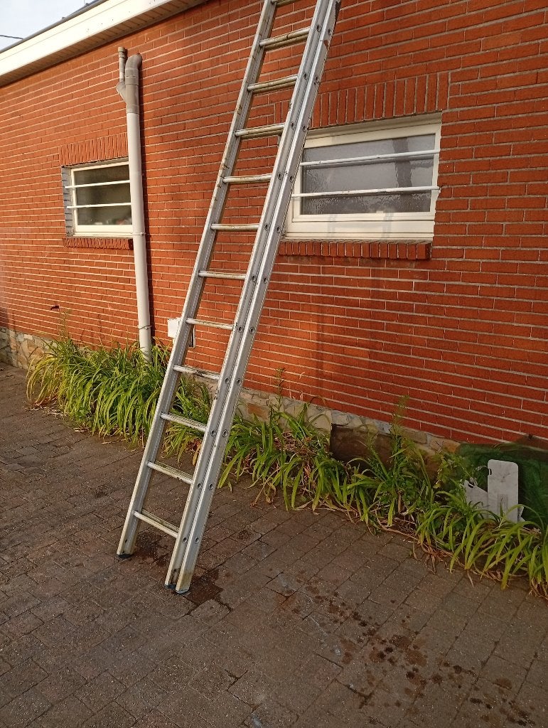 Ladder 2 x 18 treden, Ophalen, Gebruikt, Ladder, 4 meter of meer