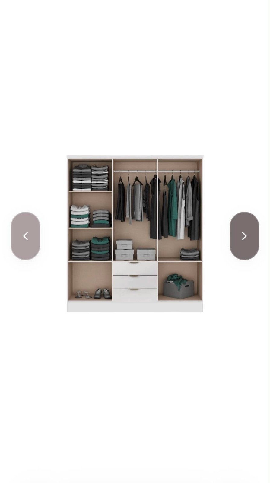 Garde robe a vendre, Enlèvement