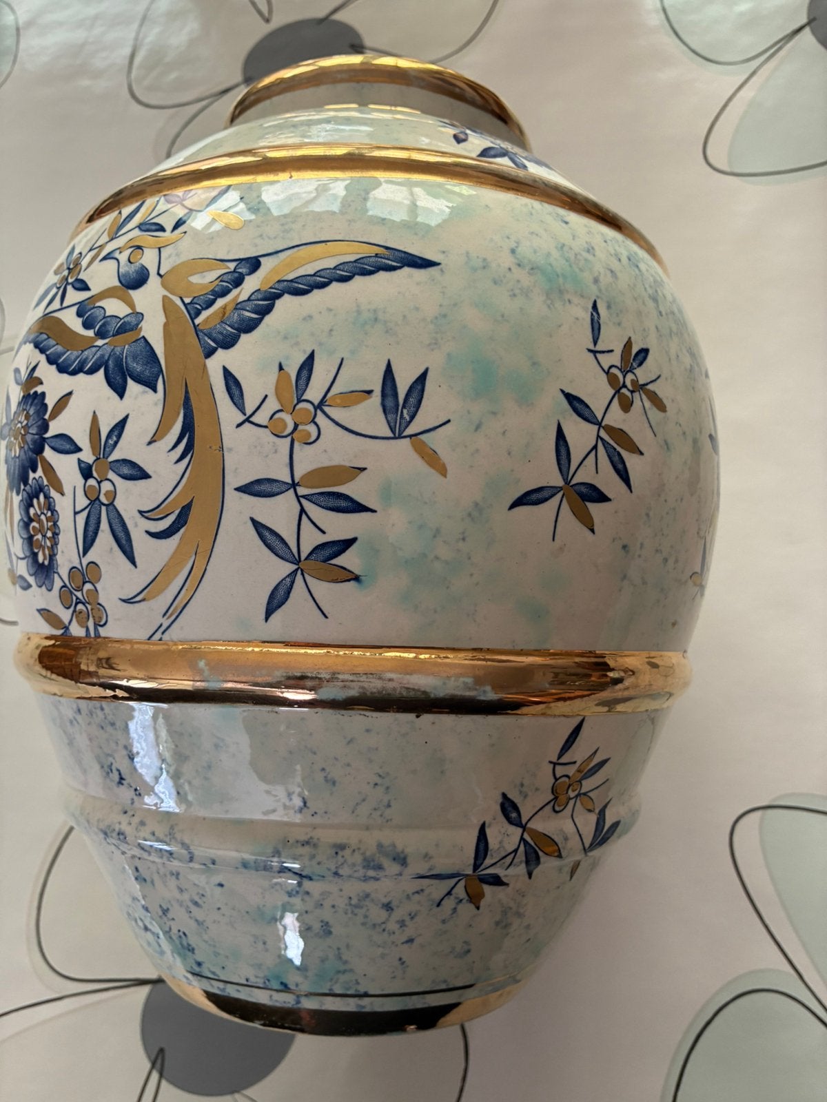 Vase Royal Boch Golden Bird, Antiquités & Art, Enlèvement