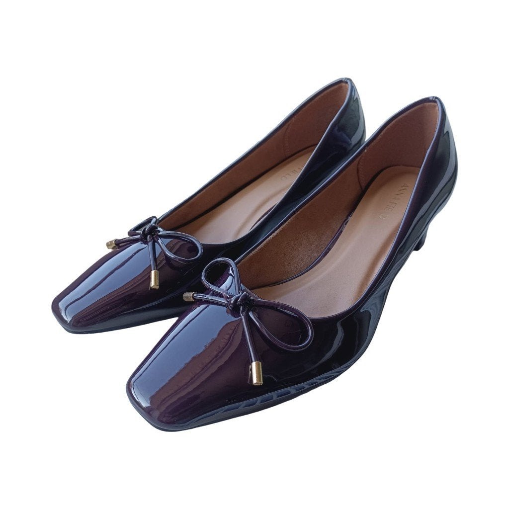 Burgundy heels, Anna Field, Schoenen met lage hakken, Ophalen of Verzenden, Zo goed als nieuw