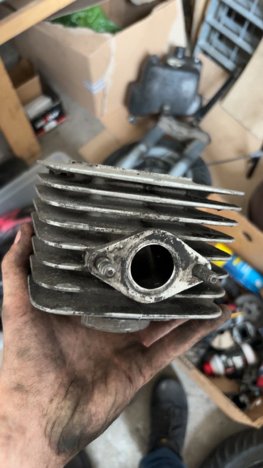 125cc gilardoni 2/2 AC cilinderset, Enlèvement, Comme neuf