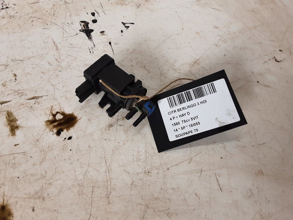 VACUUM VALVE Citroën Berlingo (9801887680), Utilisé, Citroën