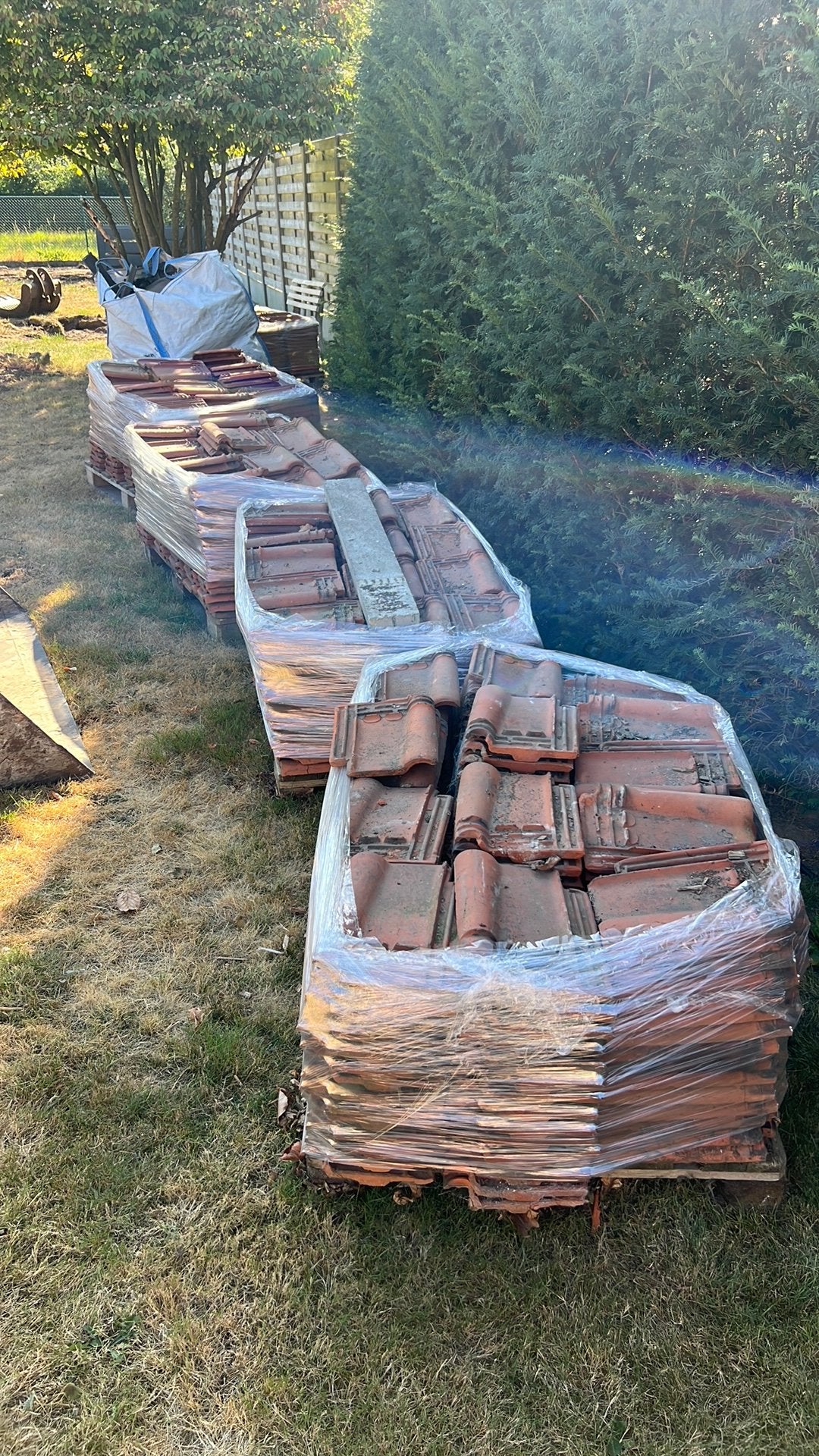 Dakpannen, Doe-het-zelf en Bouw, Dakpannen en Dakbedekking, Ophalen, Rood, Dakpannen
