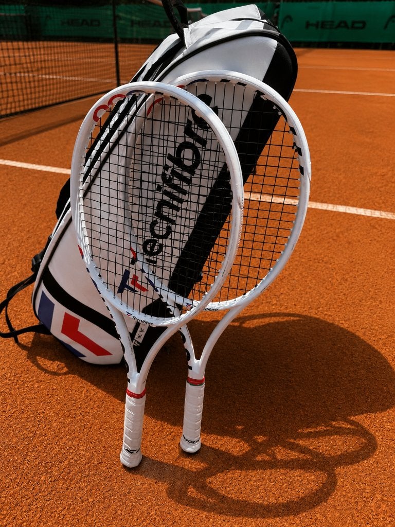 2 TECNIFIBRE T FIGHT 300 + 12R TAS, Enlèvement ou Envoi, Comme neuf, Raquette, L2