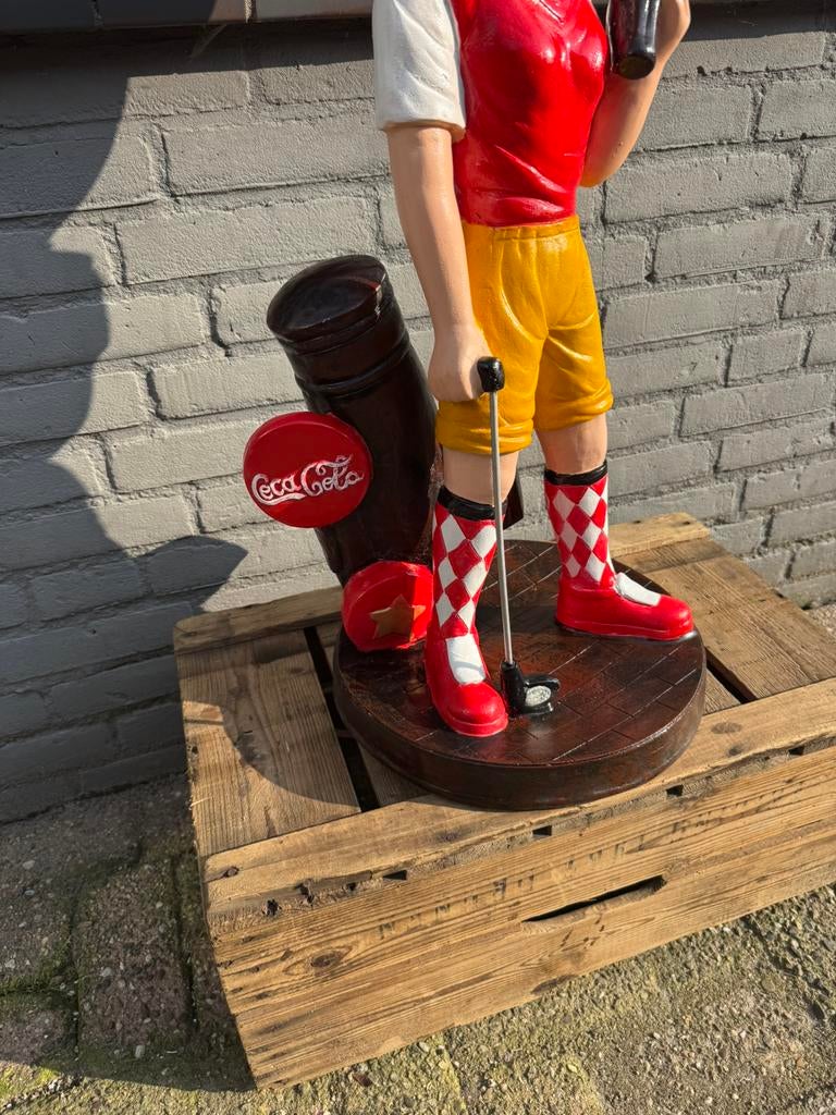 Statue Berry Boop Coca Cola, Enlèvement, Utilisé, Humain