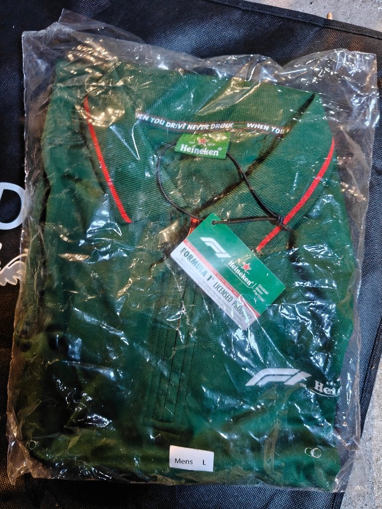 Heineken F1 polo, Verzamelen, Ophalen of Verzenden, Nieuw, Kleding, Heineken