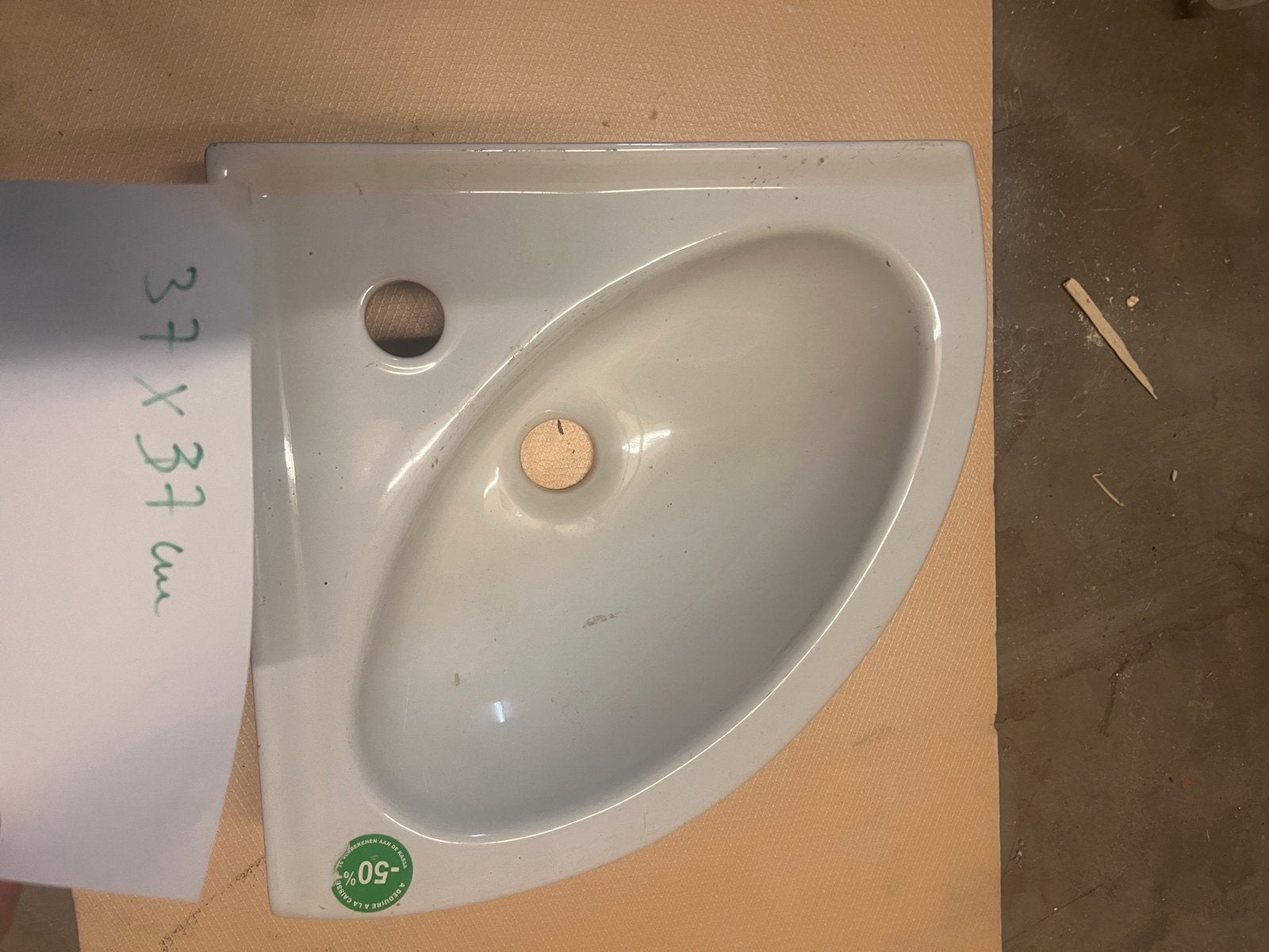 3 lavabo’s te koop – 1 nieuw + 2 gebruikt, Doe-het-zelf en Bouw, Sanitair, Ophalen, Zo goed als nieuw