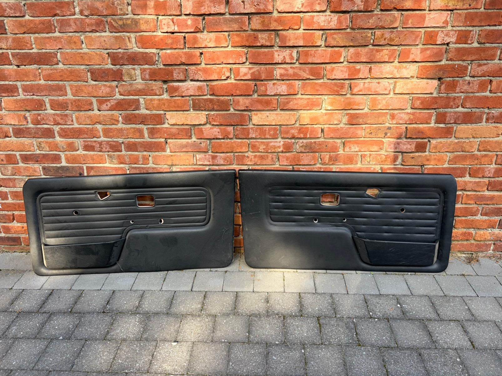 Zwart leder deurpaneel E30 coupe, Auto-onderdelen, Ophalen, BMW