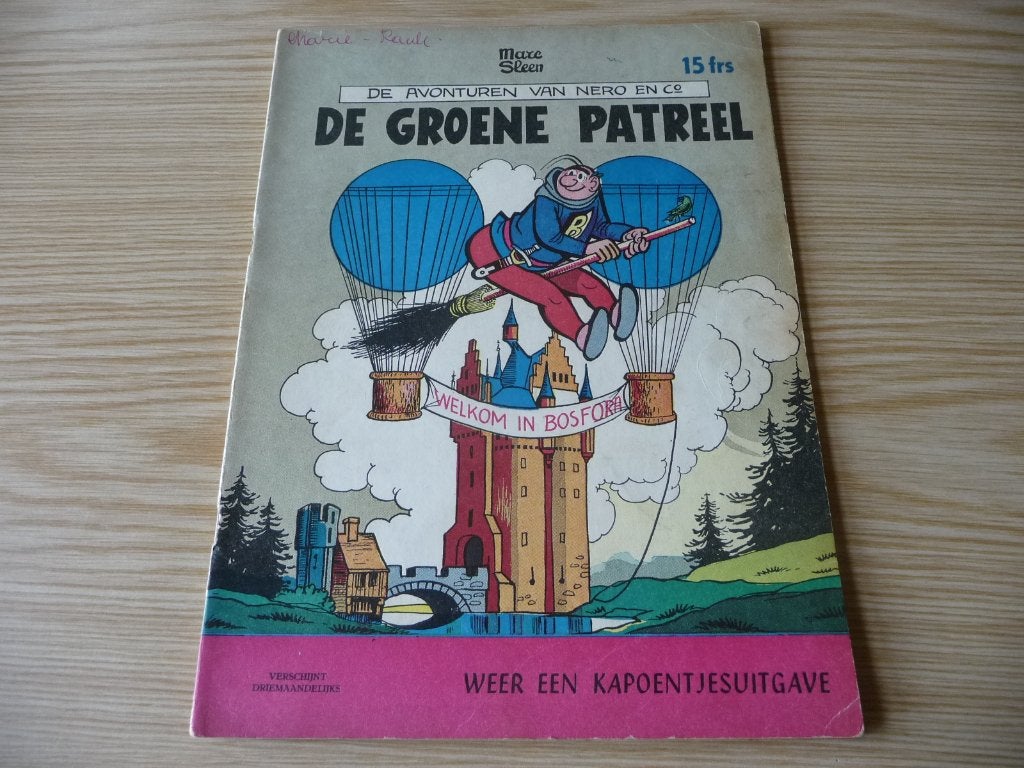 Nero - 40. De groene patreel 1964 €4, Boeken, Marc Sleen, Eén stripboek, Ophalen of Verzenden, Zo goed als nieuw
