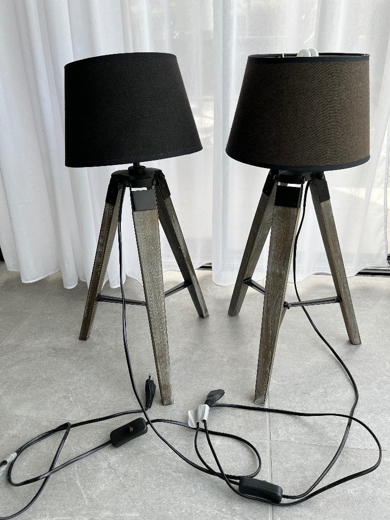 2 lampes décoratives, 60 cm, Utilisé, Campagne, Lampe d'ambiance