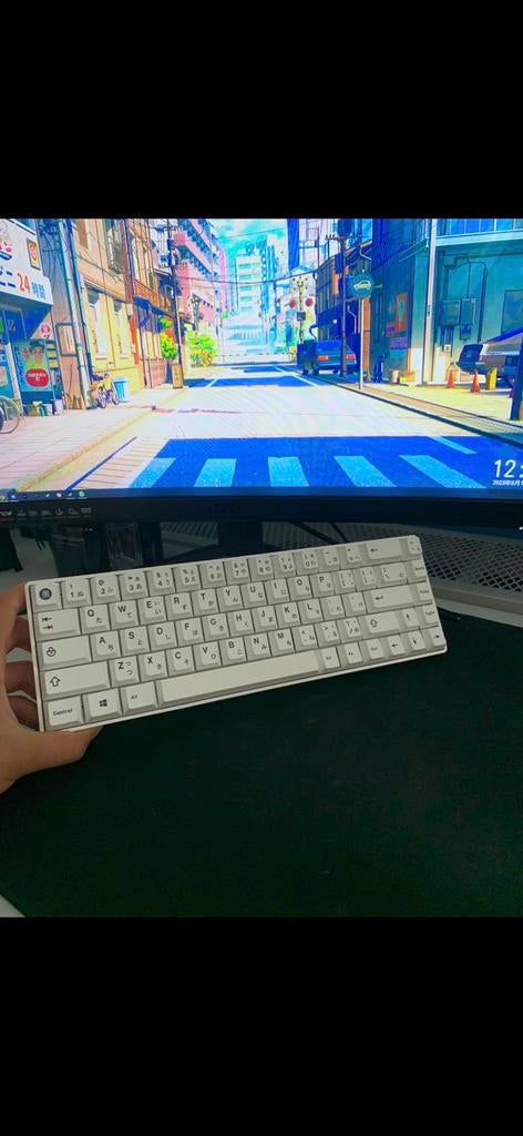 Custom keyboard: KTT kangwhite switches, Computers en Software, Toetsenborden, Ophalen of Verzenden, Qwerty, Zo goed als nieuw