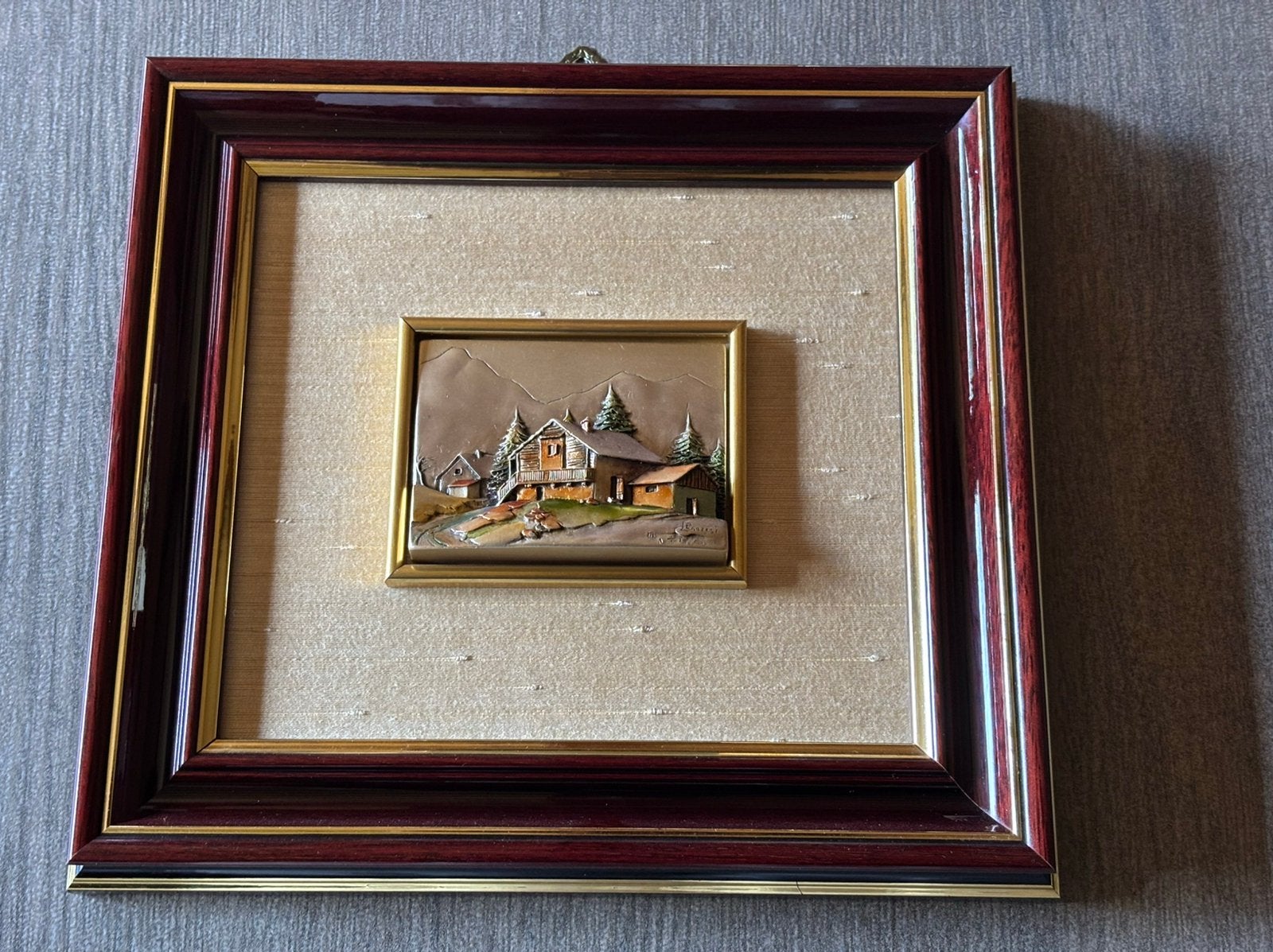 CADORO vintage Italiaans 3d-reliëfschilderij, Antiek en Kunst, Ophalen