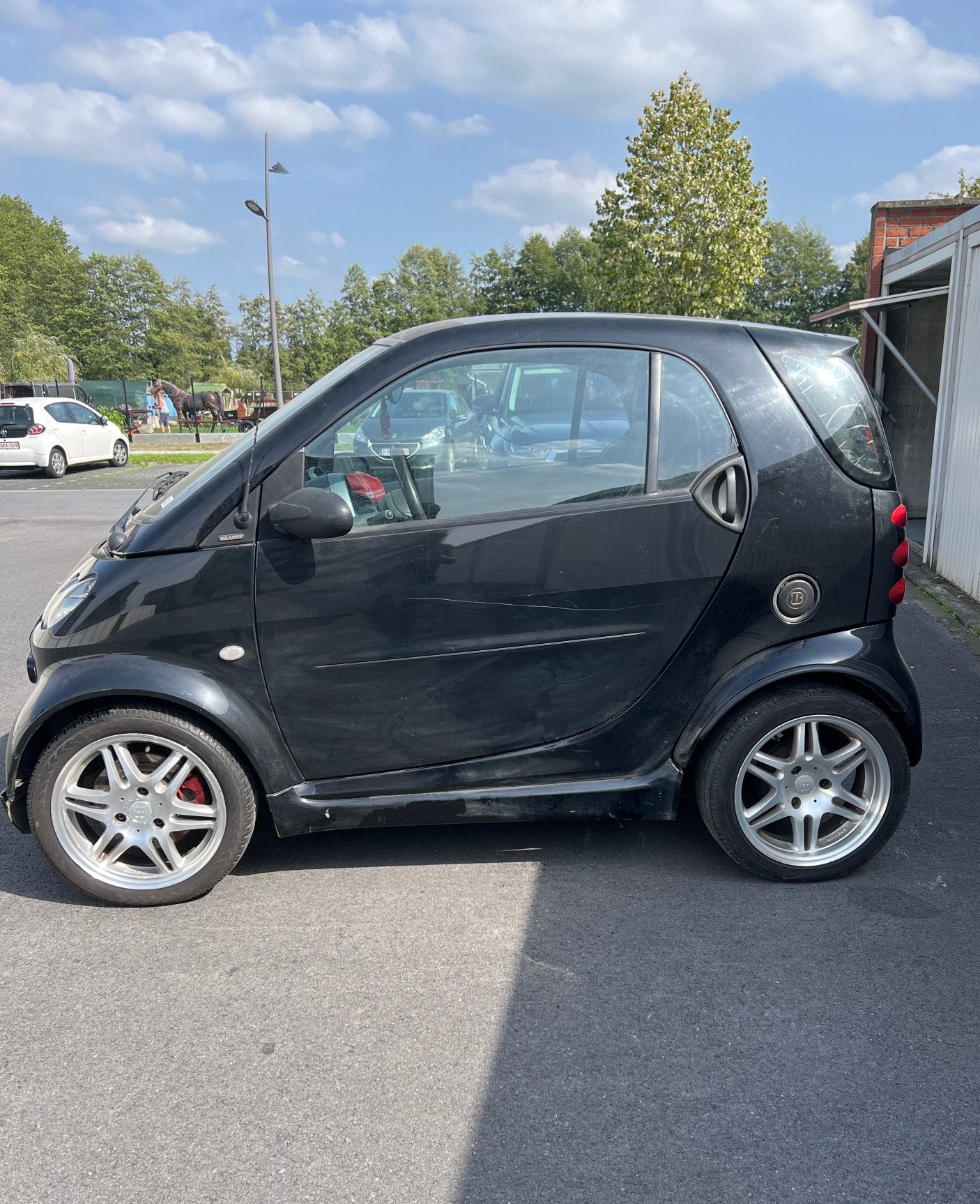 Unieke & Snelle Smart Brabus City-Coupé (2004) Echte Brabus!, Auto's, Automaat, Achterwielaandrijving, Zwart, Leder