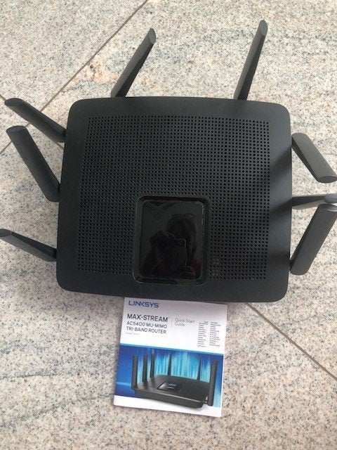 Linksys Tri-band router, Ophalen, Gebruikt