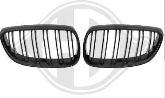 Grille set hoogglans nieuw zwart BMW 3 serie E92 E93 1216741, Auto-onderdelen, -, -, Nieuw, Ophalen of Verzenden