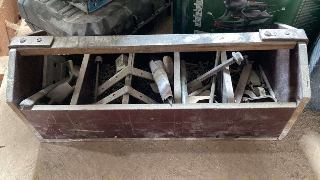 Caisse à outils, Enlèvement, Remplie, Utilisé