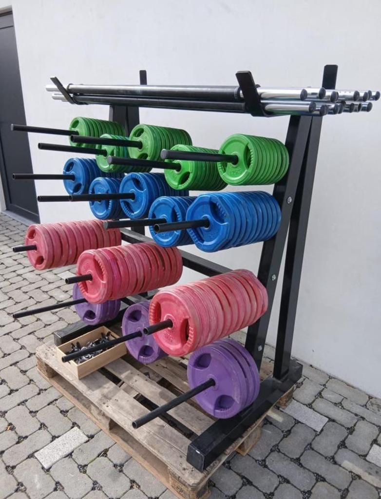 Body pump set gekleurd !, Sport en Fitness, Fitnessmaterialen, Zo goed als nieuw, Ophalen of Verzenden