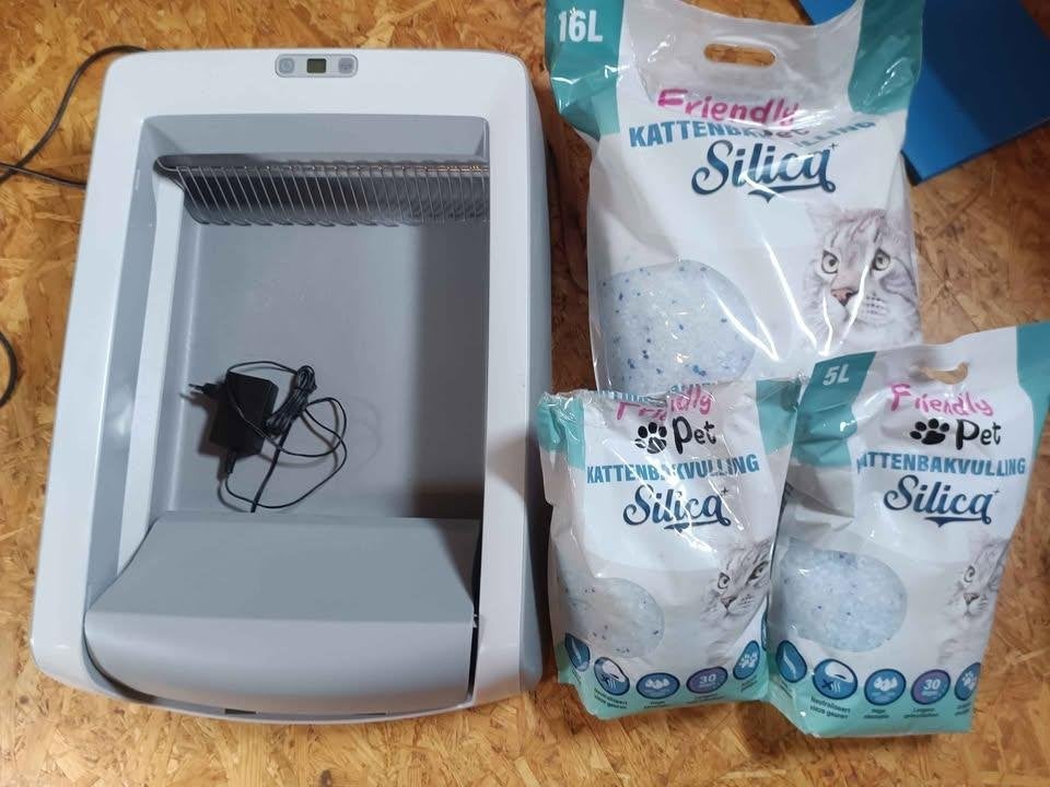 Bac litière, Dieren en Toebehoren, Kattenbakken, Ophalen, Zelfreinigend, Zo goed als nieuw, Open