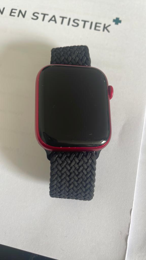 Apple watch 7 45mm, Handtassen en Accessoires, Smartwatches, IOS, Nieuw, Ophalen of Verzenden, Waterdicht