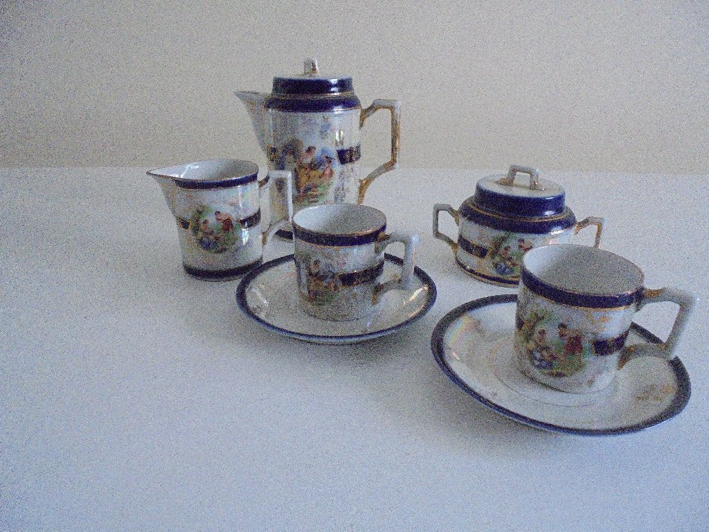 Service à thé en porcelaine, Enlèvement ou Envoi, Utilisé