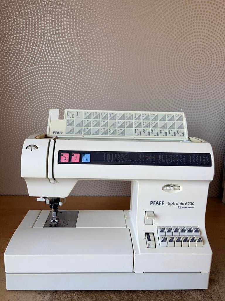 NAAIMACHINE PFAFF TIPTRONIC 6230 MET IDT DUBBEL TRANSPORT, Ophalen of Verzenden, Gebruikt, Naaimachine, Pfaff